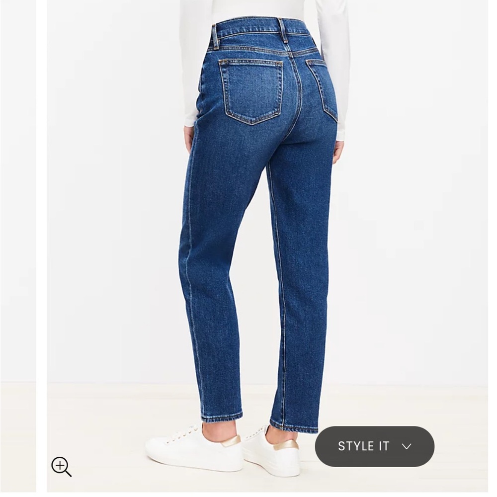 Petite curvy high rise slim jeans - Picture 2 of 2